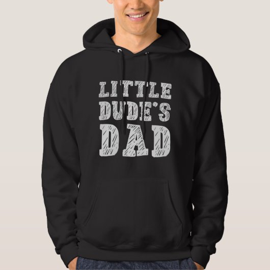 Het kleine mannetje zijn vader hoodie (Voorkant)