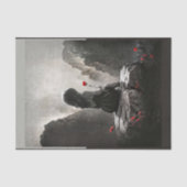 Het kleine meisje en de bloem. Schoonheid redt ons Tissuepapier (Voorkant)