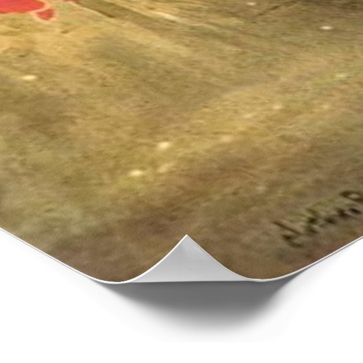 Het kleine meisje met een arthur rackham poster (Hoek)