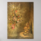 Het kleine meisje met een arthur rackham poster (Voorkant)