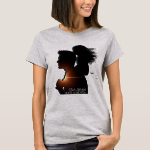 Het kleine meisje van papa, de kleine rebel van ma t-shirt