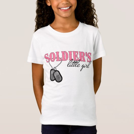 Het kleine meisje van Soldier T-shirt (Voorkant)