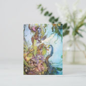 Het kleine Mermaid  briefkaart (Staand voorkant)