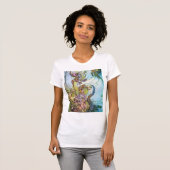 Het kleine Mermaid  kunstvrouwtje T-shirt (Voorkant volledig)