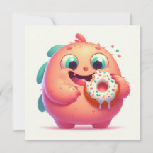 Het kleine monster dat donuts eet