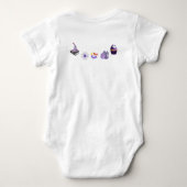 Het kleine monster zijn eerste Halloween! Romper (Achterkant)