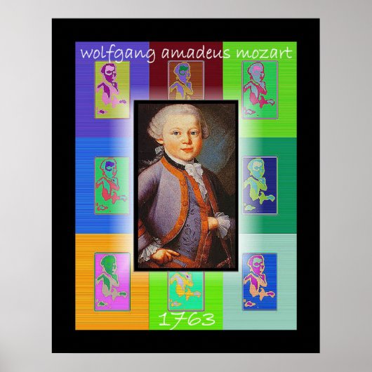 Het kleine Mozart van de Pop Poster (Voorkant)