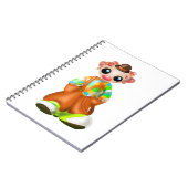 Het kleine Notitieboek met kleden - Circus - schil (Linkerzijde)