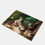 Het kleine oude Man van de Bossen  Fairy Tale Deurmat (Schuin)
