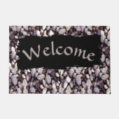 Het kleine Pebbles Novelty Welkom Deurmat (Voorkant)