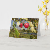 Het kleine Rode wenskaart van Appelen Kaart (Gele Bloem)