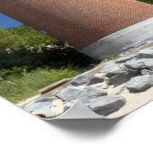 Het kleine Sable Point Light op Lake Michigan Poster (Hoek)