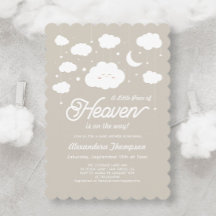 Het kleine stukje van de hemel zond Baby shower