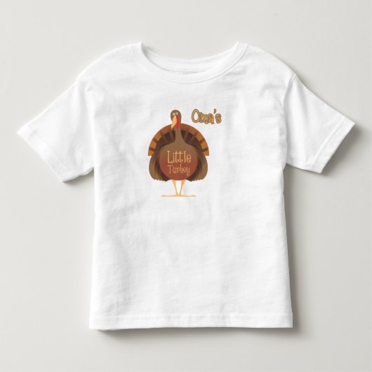 Het kleine Turkije van Oma Kinder Shirts (Voorkant)