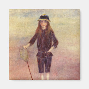 Het kleine vissersmeisje (van Pierre-August Renoir Magneet