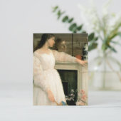 Het kleine witte meisje; Symfonie in het wit, nr.  Briefkaart (Staand voorkant)