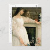 Het kleine witte meisje; Symfonie in het wit, nr.  Briefkaart (Voorkant / Achterkant)