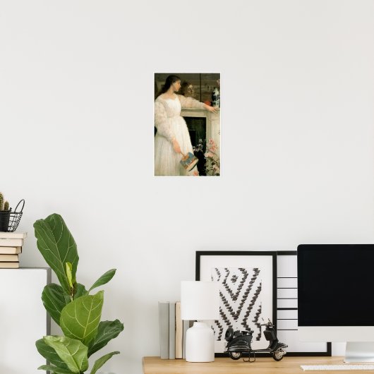 Het kleine witte meisje; Symfonie in het wit, nr.  Poster (Thuiskantoor)