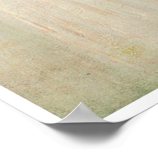 Het kleine witte meisje: Symfonie in wit nr. 2.186 Poster (Hoek)