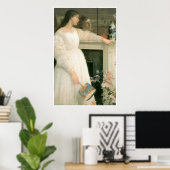 Het kleine witte meisje: Symfonie in wit nr. 2.186 Poster (Thuiskantoor)