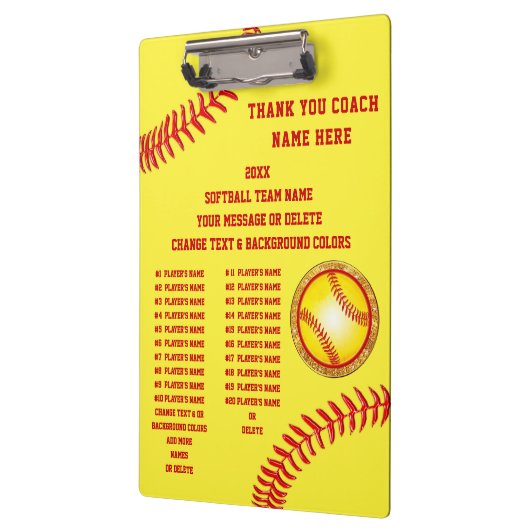 Het Klembord van de coach van Softball, Alle Spele (Links)