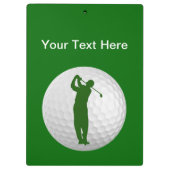 Het Klembord van de Douane van het golf (Achterkant)