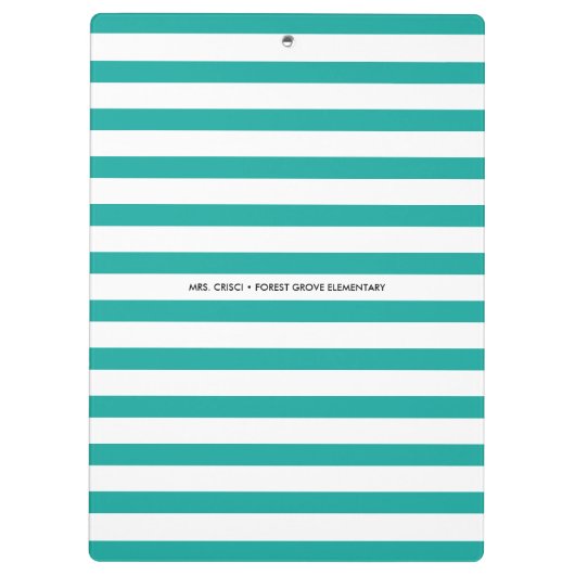 Het klembord van de leraar (Achterkant)