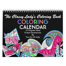 Het kleurboek van Classy Ladys | Kleur van deze fl Kalender