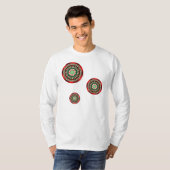 Het kleuren kerstmannenlicht shirt (Voorkant volledig)