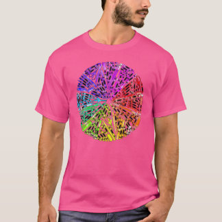 Het kleurenwiel vriend t-shirt