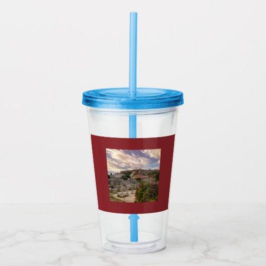 Het Kleurrijke Athene Acryl Drinkbeker (Voorkant)