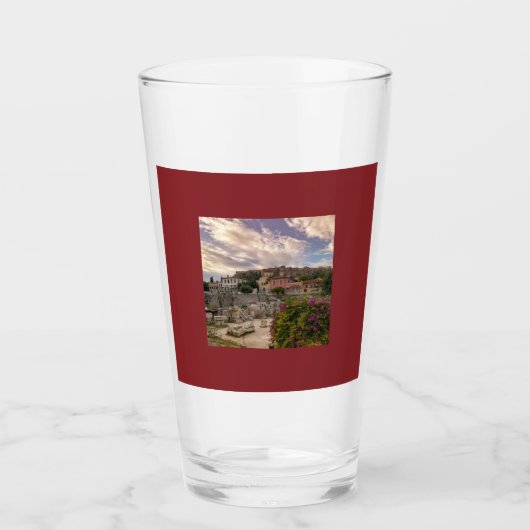 Het Kleurrijke Athene Glas (Voorkant)