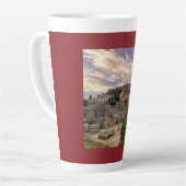 Het Kleurrijke Athene Latte Mok (Linkerhoek)