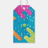 Het kleurrijke Blue Elephant Baby shower Cadeaulabel (Achterkant)