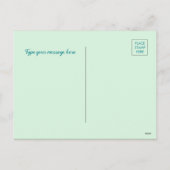 Het kleurrijke Briefkaart van het Paasei (Achterkant)