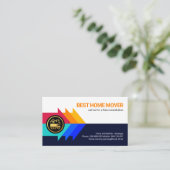 Het kleurrijke Door:sturen pijlen die Visitekaartje (Staand voorkant)