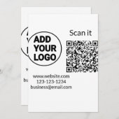 Het kleurrijke eenvoudige voeg uw afbeelding van d kaart (Voorkant / Achterkant)