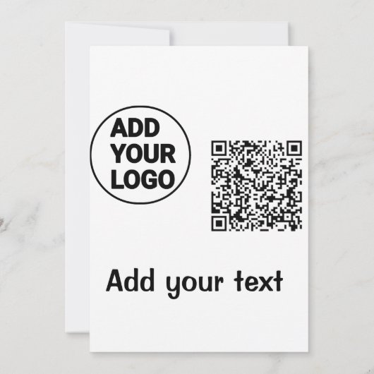 Het kleurrijke eenvoudige voeg uw afbeelding van d kaart (Achterkant)