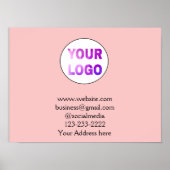 Het kleurrijke eenvoudige voeg uw afbeelding van d poster (Voorkant)