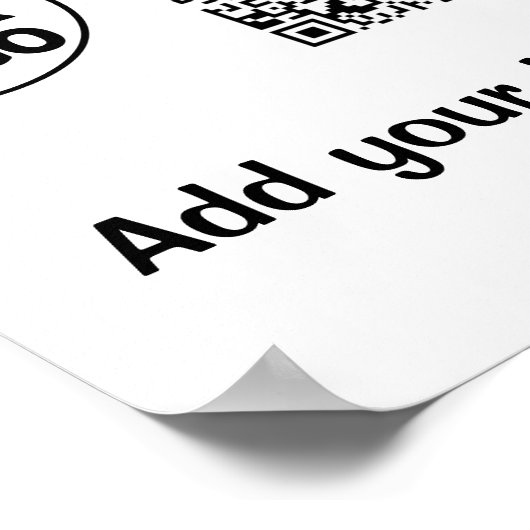 Het kleurrijke eenvoudige voeg uw afbeelding van d poster (Hoek)