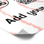 Het kleurrijke eenvoudige voeg uw afbeelding van d poster (Hoek)