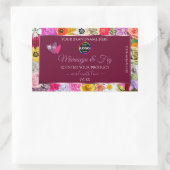 Het kleurrijke etiket van Floral Bourgogne draagt  (Tas)