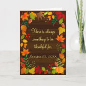 Het kleurrijke Gebladerte van de Herfst voor Kaart (Voorkant)