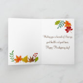 Het kleurrijke Gebladerte van de Herfst voor Kaart (Binnen)