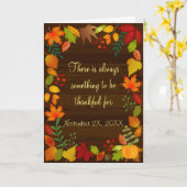 Het kleurrijke Gebladerte van de Herfst voor Kaart (Gele Bloem)