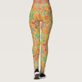 Het kleurrijke grijppatroon van de sterren naadloo leggings (Achterkant)