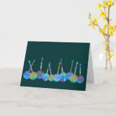 Het kleurrijke Koord van de Banjo Kaart (Gele Bloem)