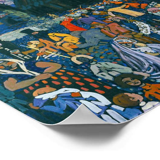 Het kleurrijke leven | Kandinsky Poster (Hoek)