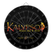 Het Kleurrijke Logo van Kalypso met de Schildpad Dartbord (Voorkant)