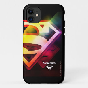 Het Kleurrijke Logo van Supergirl iPhone 11 Hoesje